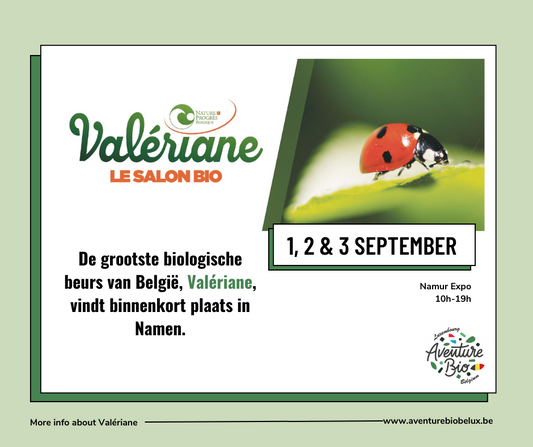 📢 Kom ons bezoeken op de Valériane-beurs op 1, 2 en 3 september in Namur expo! 🌱