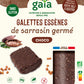 Gaia -- Galettes Essènes de sarrasin germées choco - 2x100 g x4