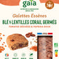 Gaia -- Galettes Essènes de blé & lentilles corail germées tomates séchées & paprika doux - 2x100 g x4