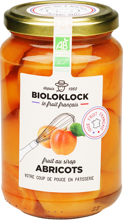 Bioloklock -- Abricots au sirop bio - 360 g