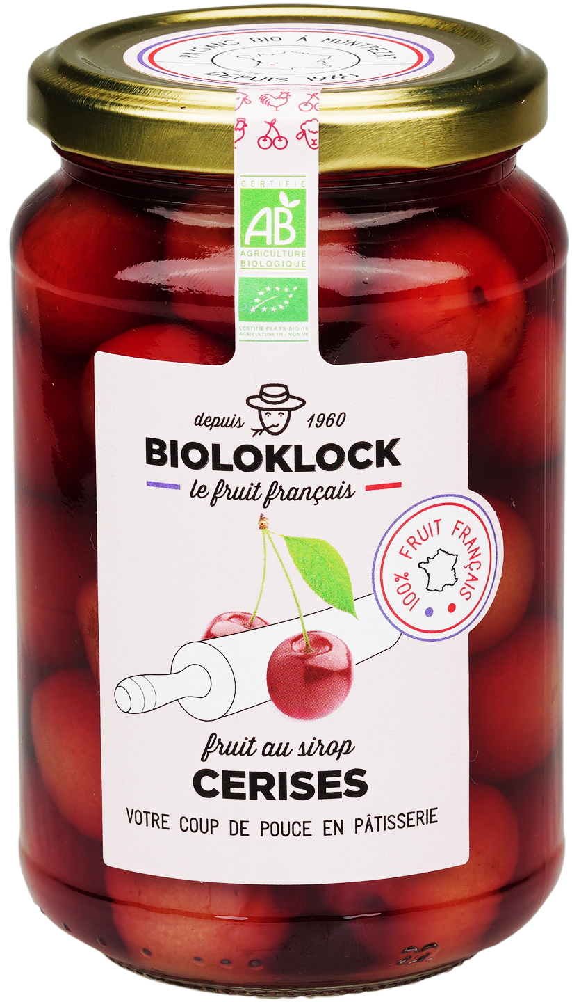 Bioloklock -- Cerises au sirop bio - 400 g