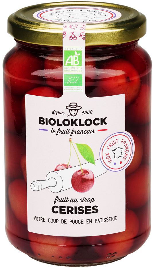Bioloklock -- Cerises au sirop bio - 400 g