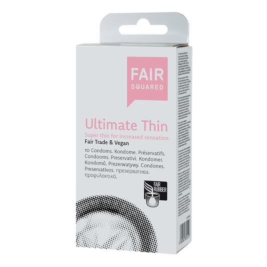 Fair Squared -- Préservatifs ultimate thin - 10 pièces x8