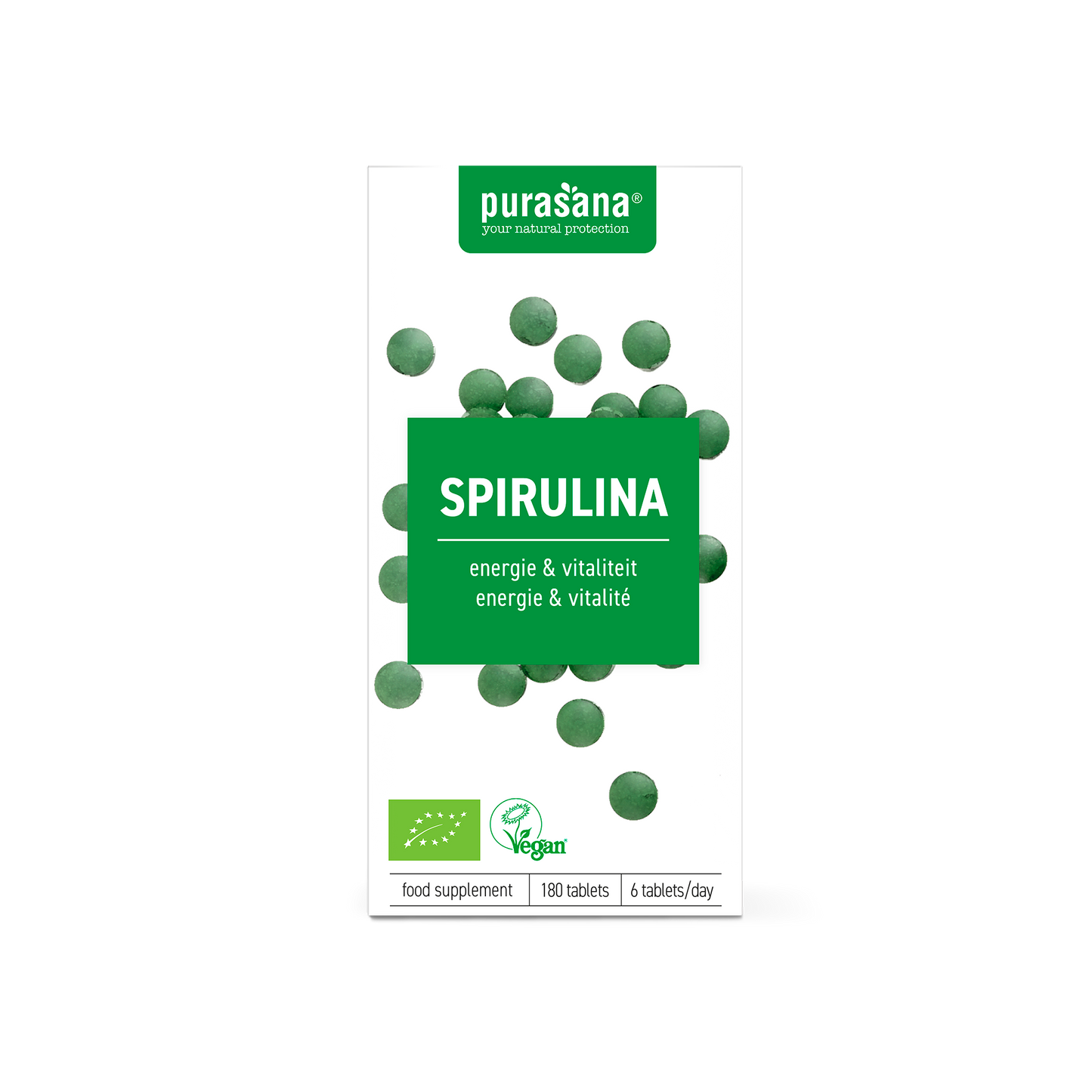 Purasana -- Spiruline gélules - 180 gélules