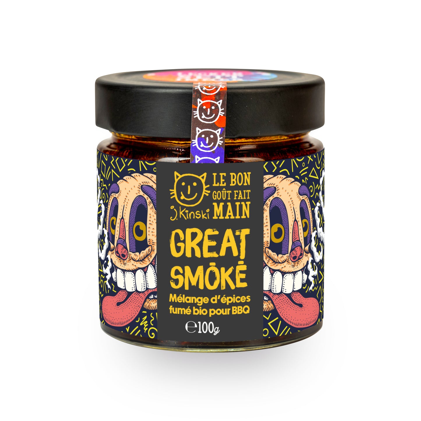 J.Kinski -- Mélange d'épices fumé bio great smoke bbq - 100 g