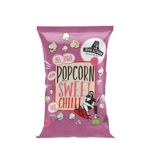 John Altman -- Popcorn bio au piment doux - 75 g x 10