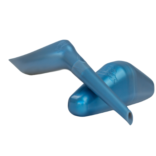 Pissedebout -- Pisse-debout réutilisable et compact bleu clair nacré