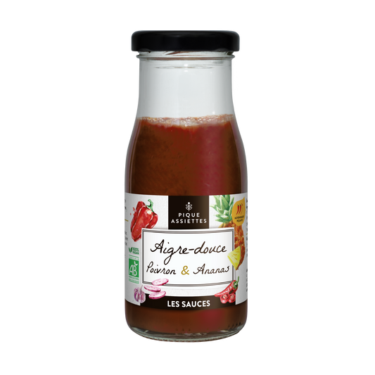 Pique Assiettes -- Sauce aigre douce bio - 130 ml