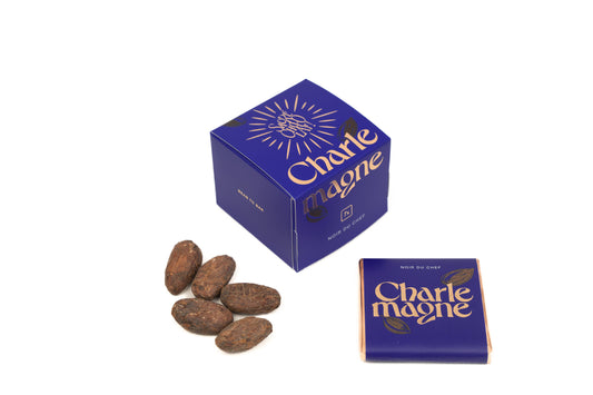 Charlemagne Chocolatiers -- Semainier noir du chef - 7 carrés de chocolat
