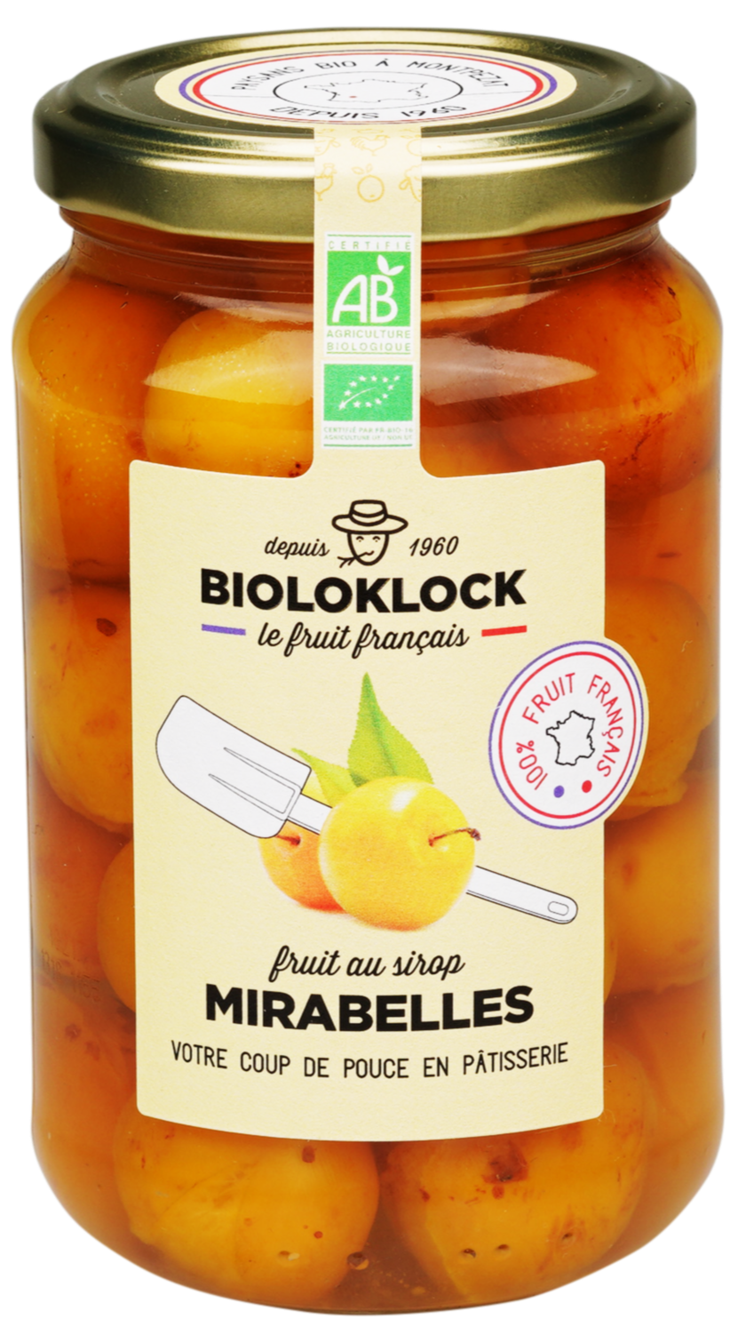 Bioloklock -- Mirabelles au sirop bio - 370 g