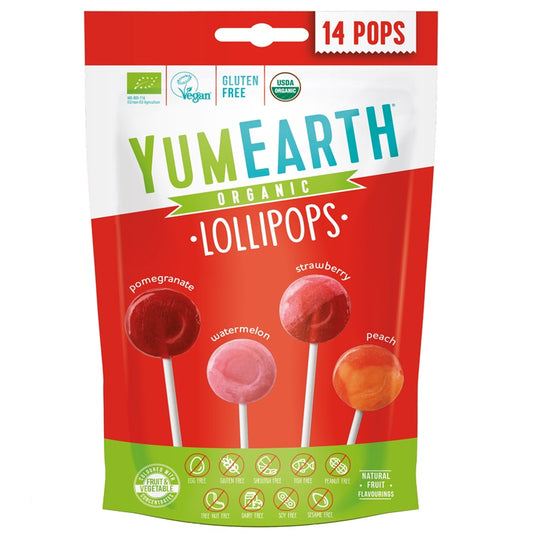 YumEarth -- Pops originales - 14 sucettes