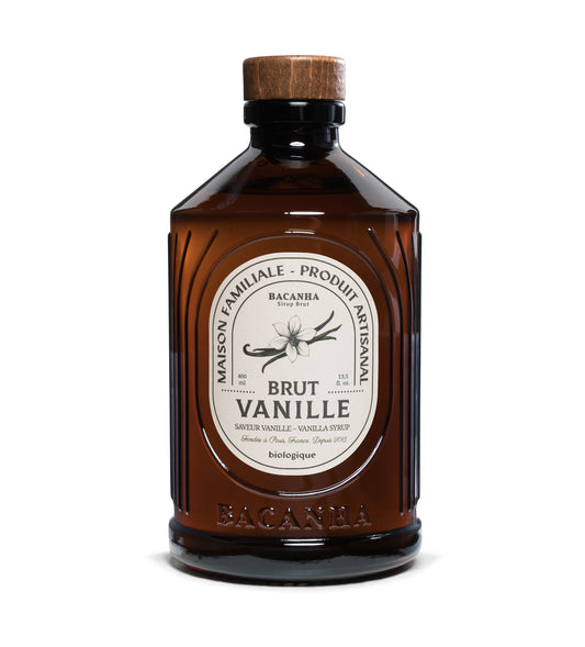 Bacanha -- Sirop vanille brut bio - 400 ml