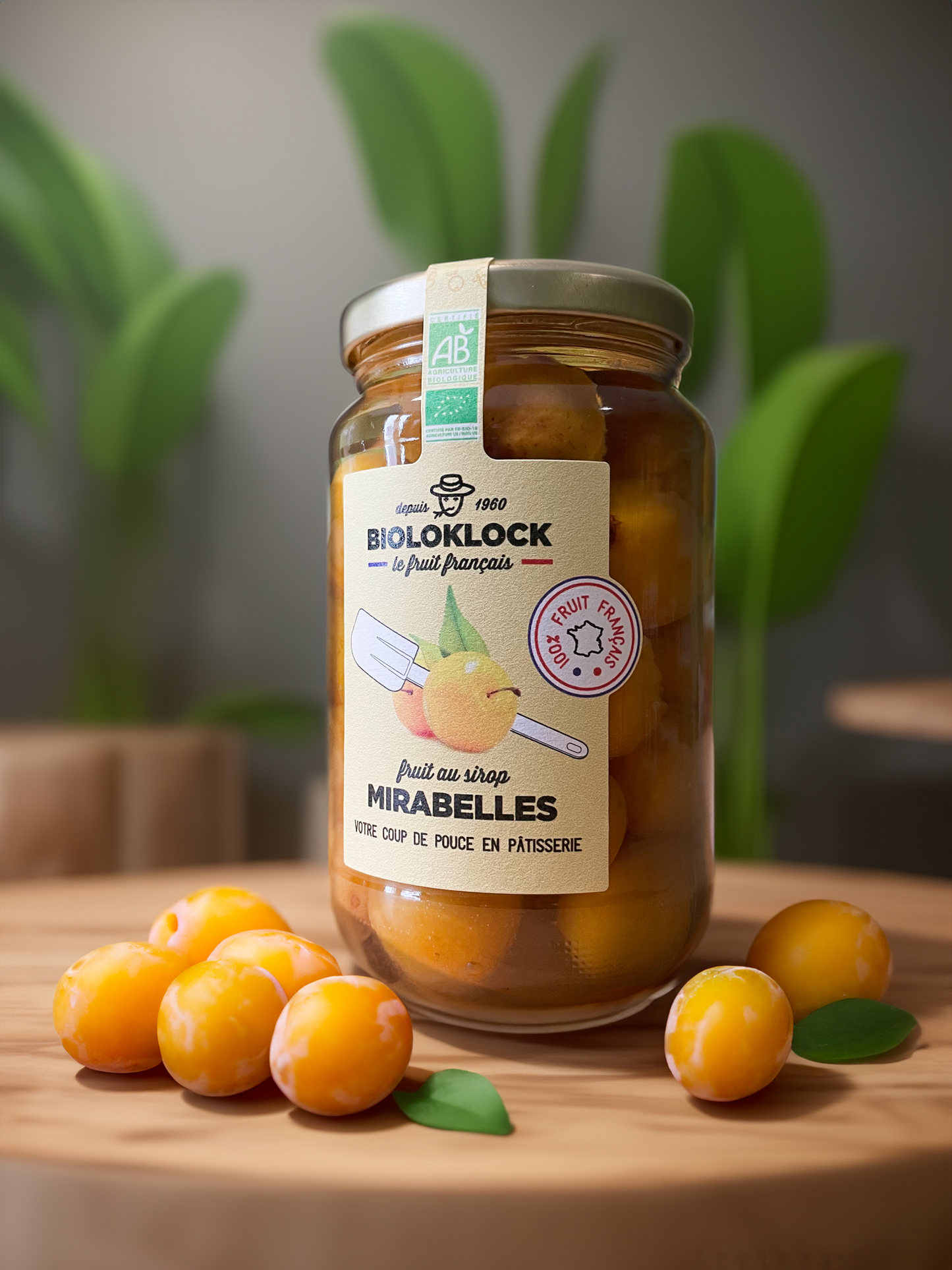 Bioloklock -- Mirabelles au sirop bio - 370 g