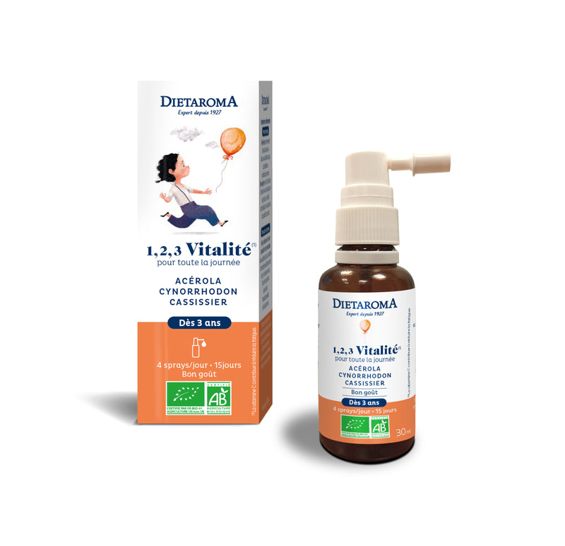 Dietaroma -- Enfant 1.2.3 vitalité spray - 30ml
