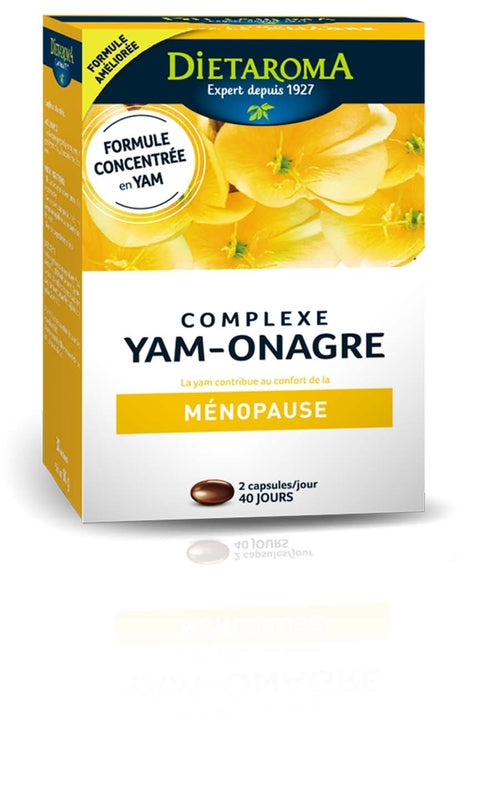 Dietaroma -- Complexe yam-onagre - 80 capsules