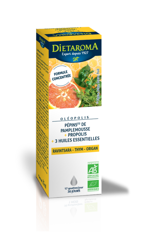 Dietaroma -- Oleopolis gouttes epp + propolis + 3 h.e. - 30ml