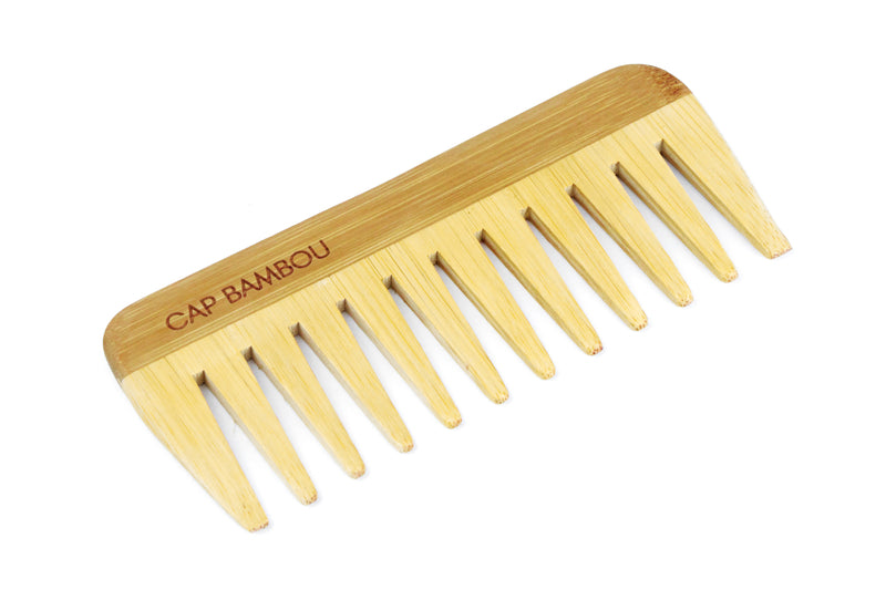 Cap Bambou -- Peigne démêloir dents larges sans manche