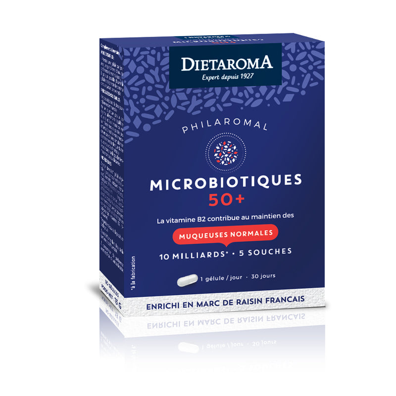 Dietaroma -- Microbiotiques 50 ans et + - 30 capsules