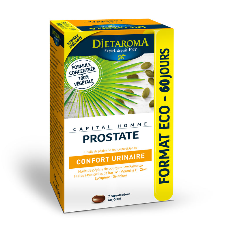 Dietaroma -- Capital homme prostate format eco - 120 capsules
