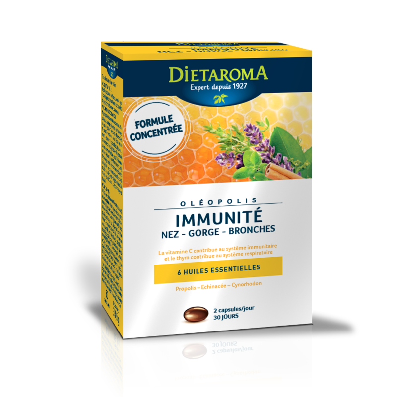 Dietaroma -- Complexe oleopolis immunite - 60 capsules