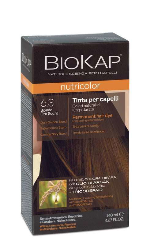 Biokap -- Nutricolor 6.3 blond or foncé - 140ml
