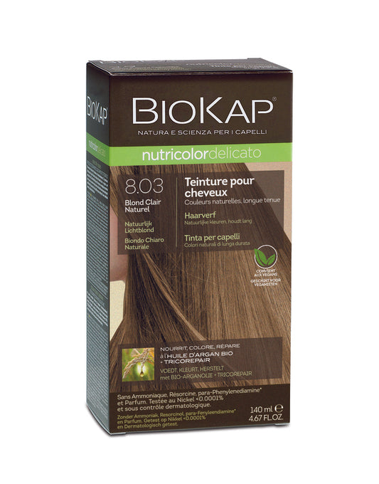 Biokap -- Delicato 8.03 blond clair naturel - 140ml