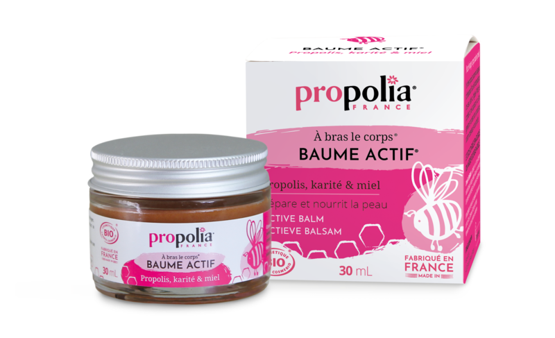 Propolia -- Baume actif bio propolis karité et miel - 30ml