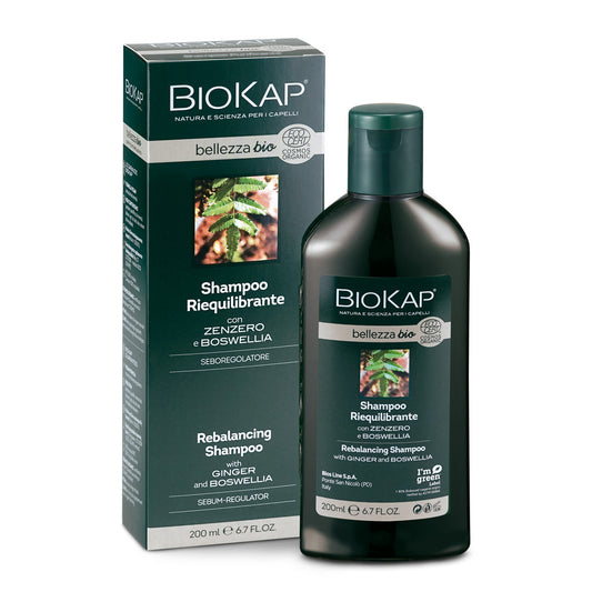 Biokap -- Bio shampoing rééquilibrant (gras) new - 200ml