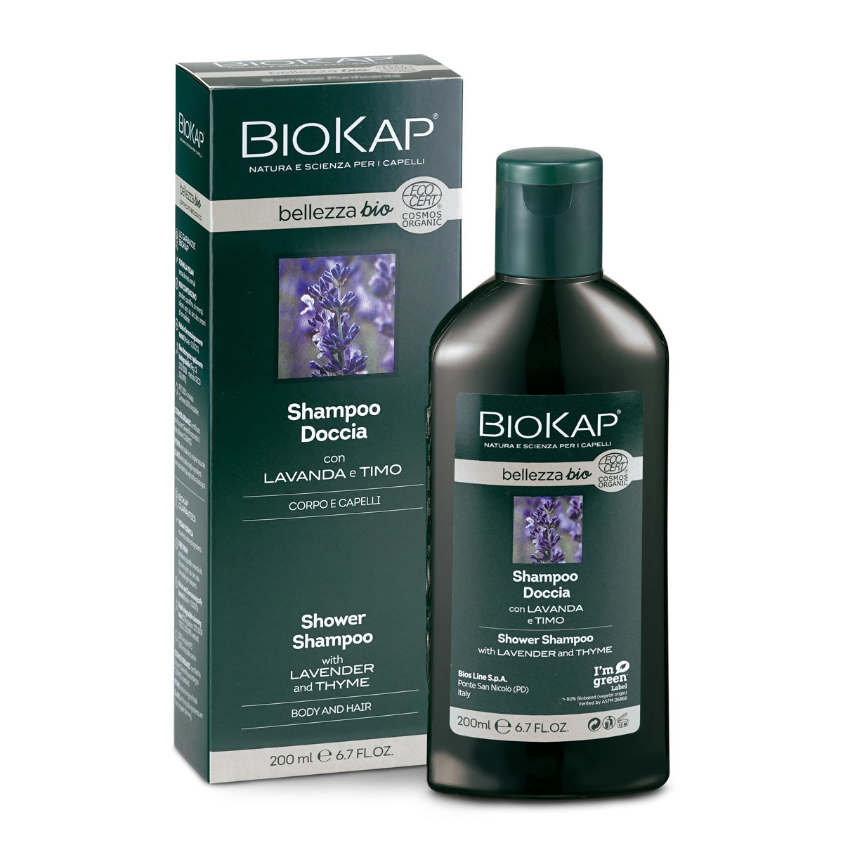 Biokap -- Bio shampoing-douche new - 200ml