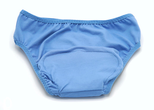 La Renarde -- Culotte menstruelle bleue 44