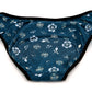 La Renarde -- Culotte menstruelle sakura bleu 38