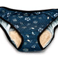 La Renarde -- Culotte menstruelle sakura bleu 48