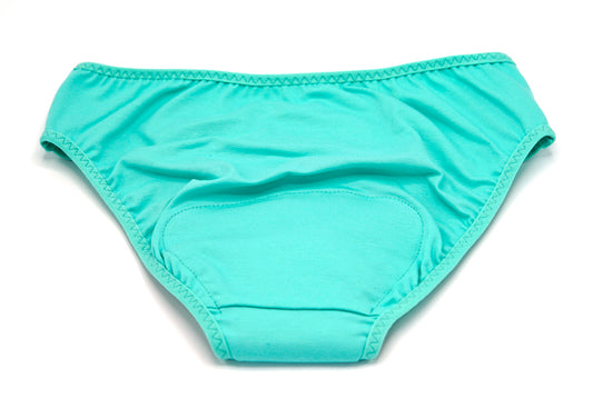 La Renarde -- Culotte menstruelle vert d'eau 44