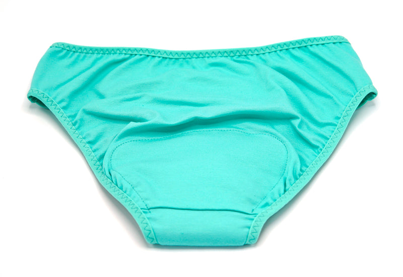 La Renarde -- Culotte menstruelle vert d'eau 52