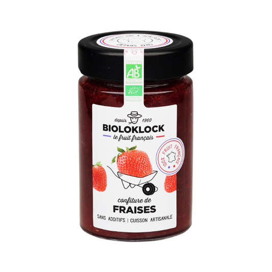 Bioloklock -- Confiture de fraises bio - 230 g