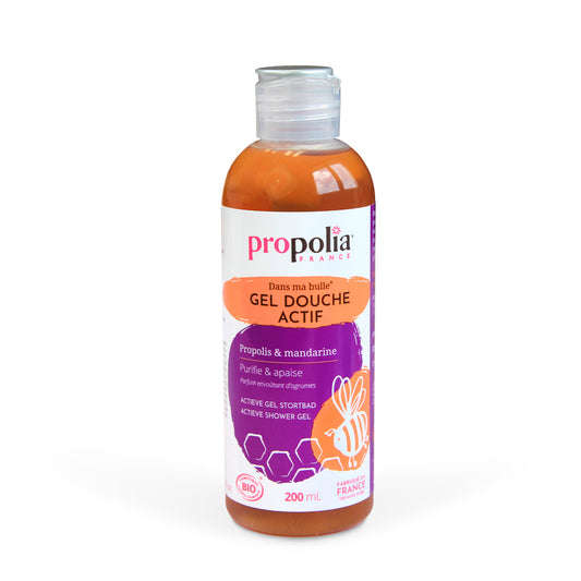 Propolia -- Gel douche actif propolis mandarine - 200ml