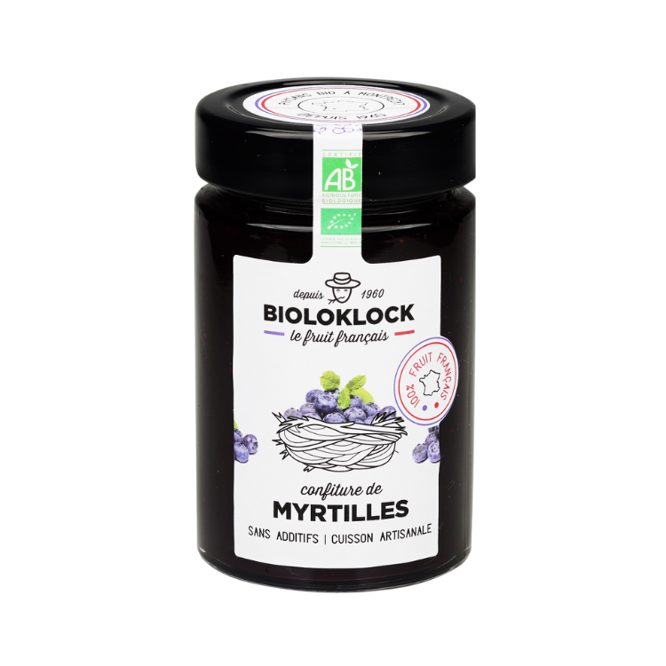 Bioloklock -- Confiture de myrtilles - 230 g