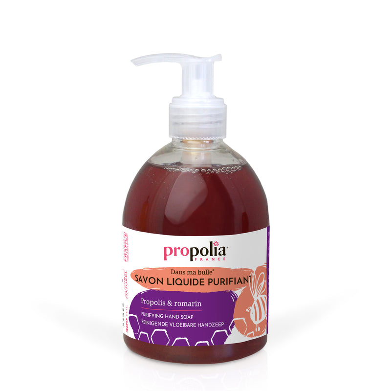 Propolia -- Savon liquide mains purifiant propolis romarin - 300ml