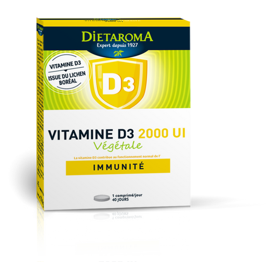 Dietaroma -- Vitamine d3 vegetale 2000 ui - 40 comprimés