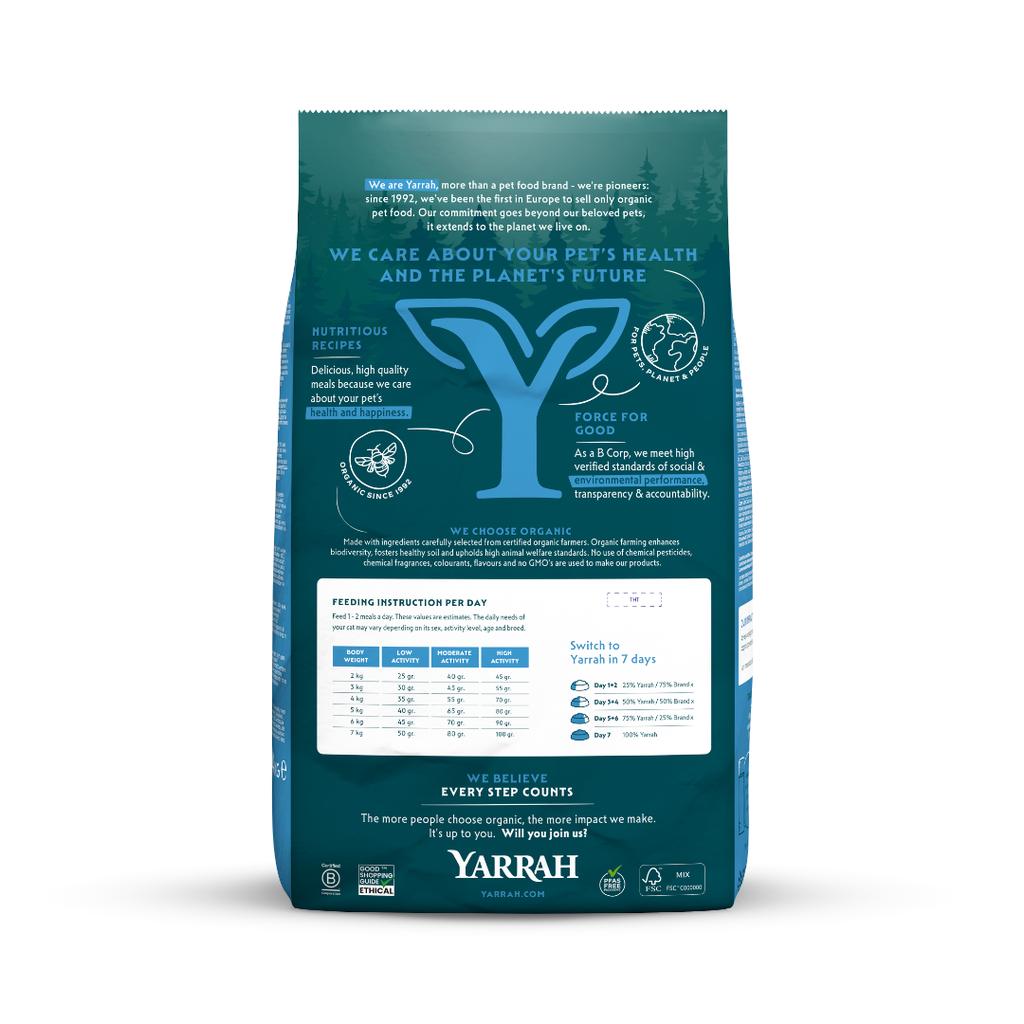 17000 - Yarrah Cat Dry Food Adult Chicken & Fish 800g - 8714265000072 - 3.webp
