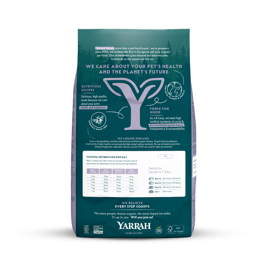 17109 - Yarrah Cat Dry Food Sterilised Chicken 6kg - 8714265001420 - 3.webp