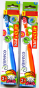 YO101055 Yaweco Kids tandenborstel oranje-blauw.webp